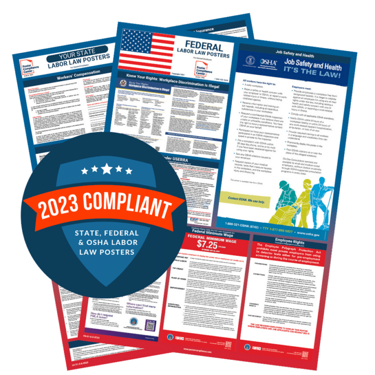 20232024 State & Federal Labor Law Posters Poster Compliance Center